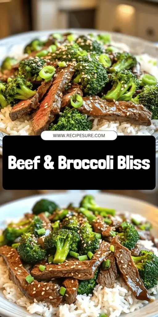 Savor the deliciousness of Savory Beef & Broccoli Delight, a perfect blend of tender beef, fresh broccoli, and a rich, flavorful sauce. This wholesome dish not only satisfies your taste buds but also provides a balanced meal packed with nutrients. Discover how easy it is to recreate this Chinese-American classic at home with simple ingredients and techniques. Click through to explore the full recipe and elevate your dinner game!