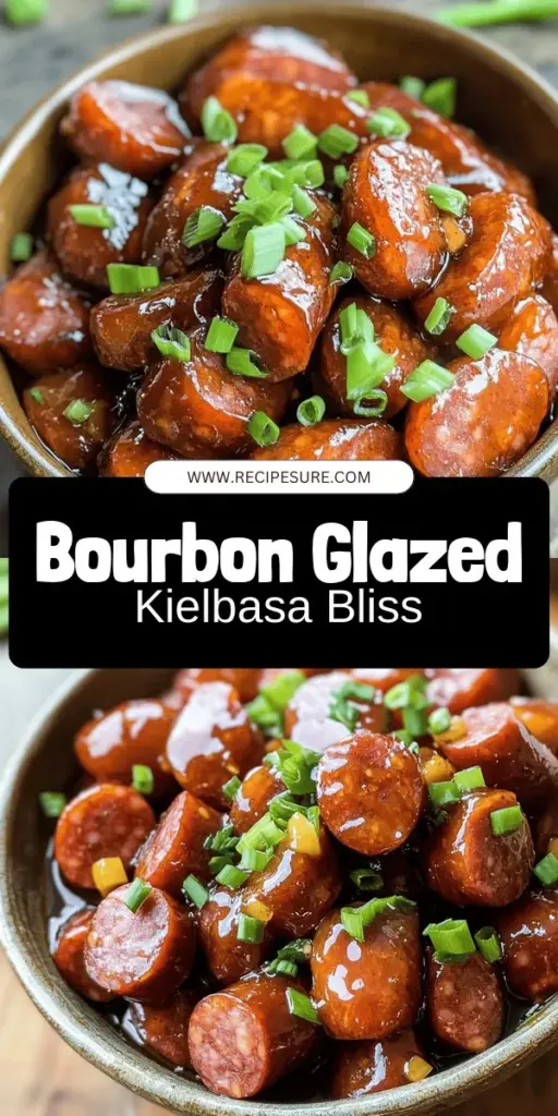 Savor the delightful flavors of Slow Cooker Bourbon Glazed Kielbasa with this easy and mouthwatering recipe! Perfect for game days or cozy dinners, the sweet and tangy bourbon glaze effortlessly enhances the savory kielbasa, making it a crowd-pleaser. Discover how to create this irresistible dish that cooks to perfection in your slow cooker, allowing you to enjoy rich flavors without the hassle. Click to explore the full recipe and elevate your mealtime today!