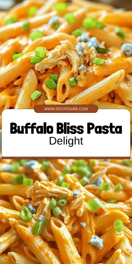 Discover the ultimate comfort food with this delicious Buffalo Bliss Pasta recipe! This dish combines the spicy kick of Buffalo sauce with creamy pasta for an unforgettable meal that's easy to prepare in just 30 minutes. Perfect for a cozy night in, a potluck, or game day, you'll love how simple ingredients come together for a flavorful experience. Click through now to explore the full recipe and bring this crowd-pleaser to your dinner table!