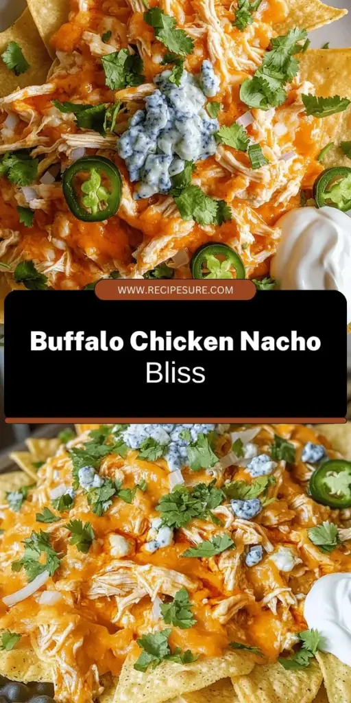 Get ready to impress your guests with the ultimate crowd-pleasing appetizer: Buffalo Chicken Nachos! This delicious twist on a classic features crispy tortilla chips smothered in spicy shredded chicken, melted cheese, and your choice of mouthwatering toppings. Perfect for game days or casual gatherings, these nachos are quick to make and easy to customize. Click through to discover the full recipe and step-by-step instructions for creating this irresistible dish that everyone will love!