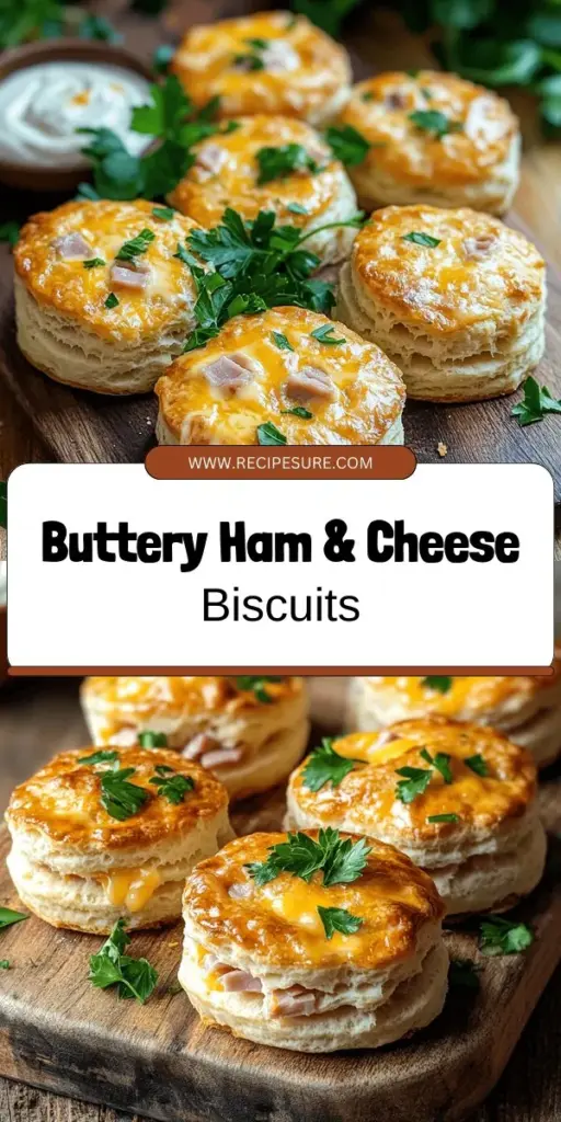 Discover the delightful world of Ham & Cheese Butter Swim Biscuits, a perfect comfort food for any occasion. These warm, buttery biscuits combine sharp cheddar cheese and savory ham, creating a delicious treat that's soft on the inside and crispy on the outside. Easy to prepare, they're ideal for all skill levels! Click through for the full recipe and tips to impress your family and friends with this irresistible dish.