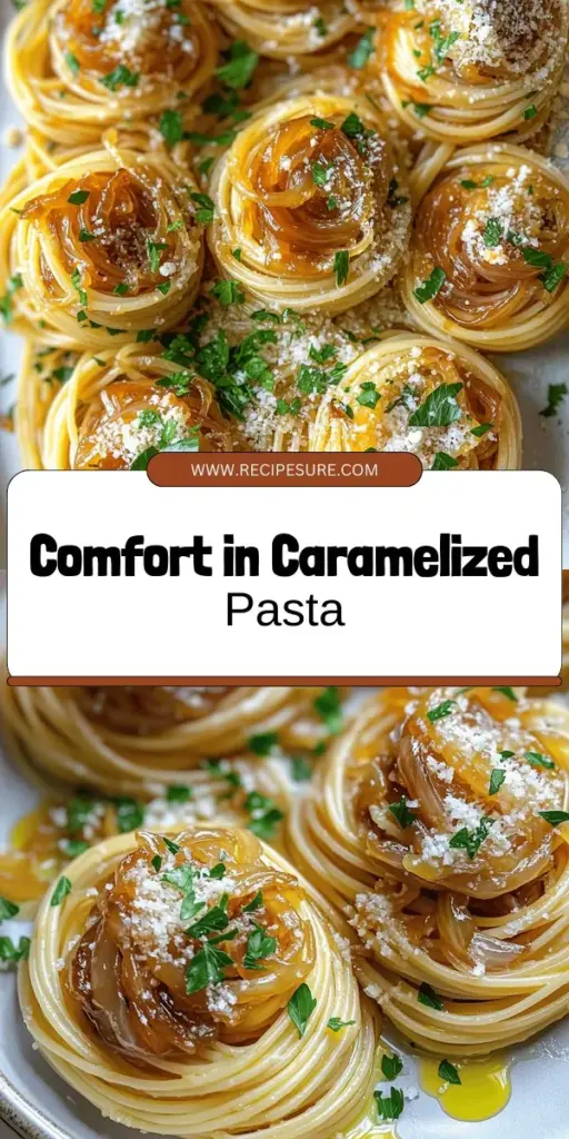 Indulge in the warmth and flavor of caramelized onion pasta, your new go-to comfort food recipe! This simple yet satisfying dish transforms everyday ingredients into a luxurious experience, perfect for weeknights or gatherings. Learn the secrets to perfectly caramelized onions, choose between spaghetti and fettuccine, and elevate your meal with aromatic garlic and rich Parmesan cheese. Click through to explore the full recipe and start cooking a comforting masterpiece today!
