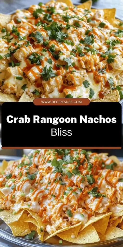 Indulge in the ultimate party treat with Crab Rangoon Nachos, a delicious fusion of creamy crab and crunchy tortilla chips. This easy recipe combines rich cream cheese, savory crab meat, and gooey melted mozzarella, creating an unforgettable dish perfect for gatherings or cozy nights in. Ready to impress your guests? Click through to discover how to make these flavorful nachos and elevate your snacking game!