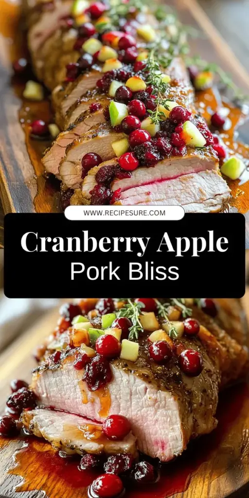 Discover the deliciousness of our Cranberry Apple Pork Tenderloin recipe that beautifully blends savory pork with the sweet-tart flavors of cranberries and apples. Perfect for festive gatherings or cozy weeknight dinners, this dish is as nutritious as it is tasty, featuring lean pork and seasonal fruits. Click through to explore the full recipe and get ready to impress your family and friends with this mouthwatering meal that celebrates all things delicious and seasonal!