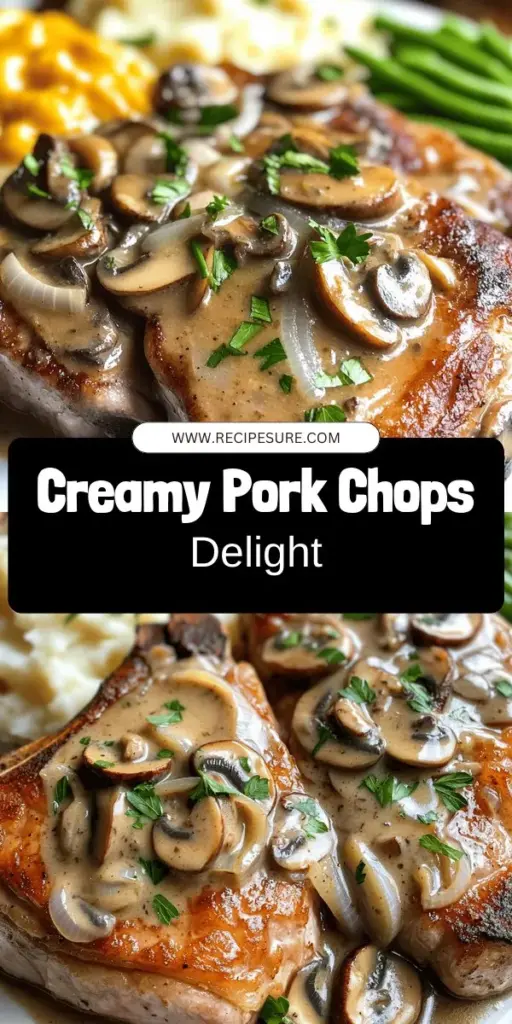 Cook a delicious meal with our Savory Smothered Pork Chops featuring a creamy mushroom sauce that’s perfect for cozy family dinners or gatherings. This easy recipe combines juicy, tender pork chops with a rich, velvety sauce made from fresh ingredients like mushrooms, garlic, and heavy cream. It’s simple to make and loaded with flavor, making it a must-try comfort food. Click to explore the full recipe and impress your loved ones with this delightful dish!