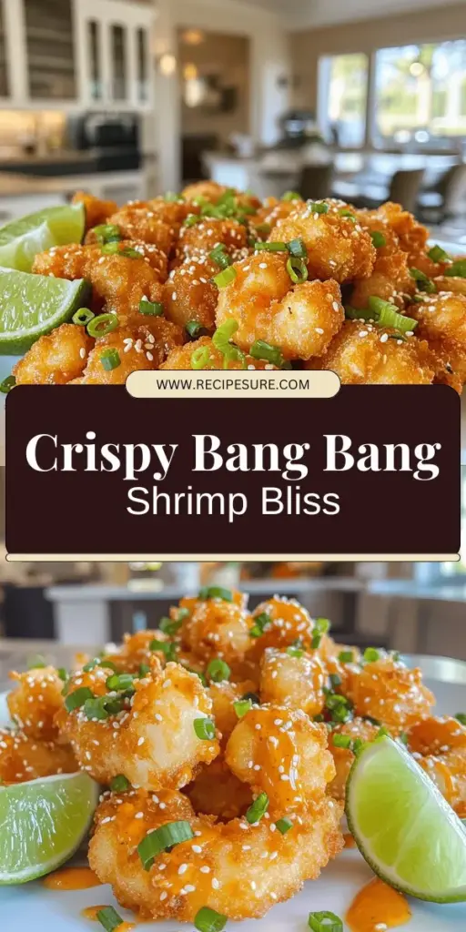 Discover how to impress your guests with a delicious and easy Bang Bang Shrimp recipe. This flavorful dish combines crispy shrimp with a tangy sauce that will have everyone coming back for more. In this article, you'll find step-by-step instructions, ingredient lists, and creative serving ideas to elevate your cooking game. Click through for the full recipe and start creating this irresistible appetizer today!