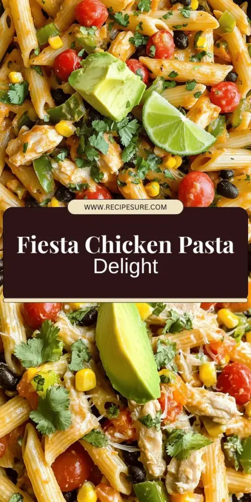 Discover the vibrant flavors of Southwest Chicken Pasta Fiesta, a perfect meal for any occasion! This dish fuses tender chicken, colorful vegetables, and zesty spices with penne pasta, creating a satisfying and wholesome dinner. With simple ingredients and straightforward cooking instructions, you can impress family and friends in no time. Ready to spice up your dinner routine? Click to explore this delicious recipe and bring a taste of the Southwest to your table today!