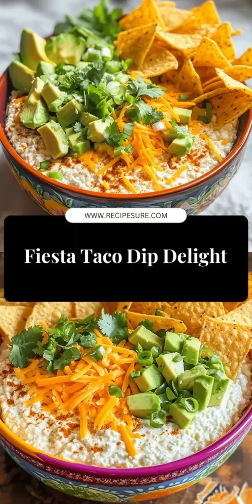 Elevate your gatherings with the Cottage Cheese Fiesta Taco Dip! This delicious and creamy dip combines the goodness of cottage cheese with vibrant taco flavors, fresh veggies, and a hint of spice. Perfect for game days, parties, or casual family nights, it’s not only tasty but also packed with protein and nutrients. Ready to impress your guests? Click through to explore this simple and satisfying recipe that will take your appetizer game to the next level!
