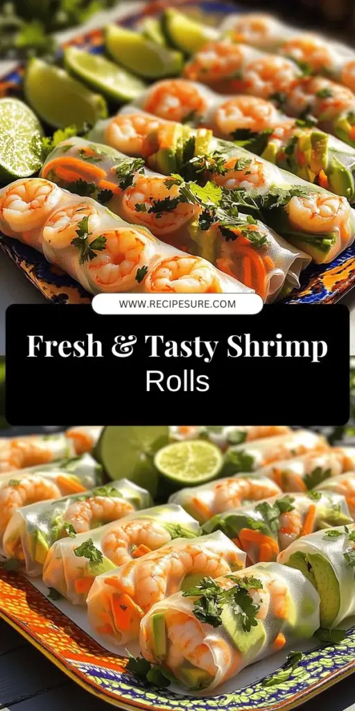 Savor the flavors of summer with our delicious shrimp summer rolls! This fresh and vibrant recipe combines juicy shrimp, crisp vegetables, and aromatic herbs all wrapped in delicate rice paper. Perfect for impressing guests or enjoying a light meal, these rolls are easy to make and customizable to your taste. Ready to embark on a culinary adventure? Click through for the full step-by-step recipe and dipping sauce options that will elevate your summer meals!