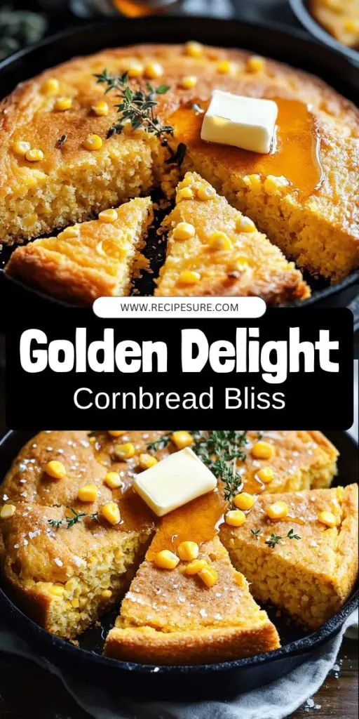 Discover the incredible Golden Delight Country Cornbread recipe that will elevate your meal times! This recipe combines the sweetness of fresh corn and the richness of buttermilk for a fluffy texture and golden crust that everyone will love. Perfect beside chili or as a breakfast treat, this versatile cornbread is a must-try. Click through now to uncover the secrets to this delicious comfort food that brings family and friends together!