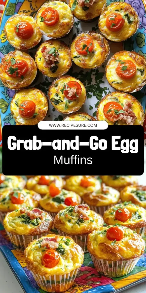 Start your day right with Easy Breakfast Egg Muffins! These quick and tasty recipes are packed with protein and veggies, making them the perfect grab-and-go breakfast for busy mornings. Customize them with your favorite ingredients for endless flavor combinations. With just 35 minutes from prep to oven, you’ll have a nutritious meal ready for the week. Click through to explore the full recipe and make your mornings brighter!