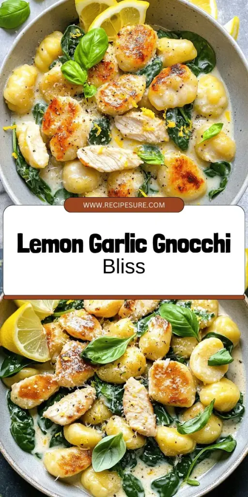 Discover the vibrant flavors of Zesty Lemon Gnocchi with Garlic Chicken, a simple yet delightful recipe perfect for busy weeknights! This dish combines soft, pillowy gnocchi with juicy garlic chicken in a creamy, lemony sauce that is ready in under 30 minutes. Impress your family and friends with this quick and satisfying meal. Click through to explore the recipe and elevate your dinner routine with this mouthwatering creation!