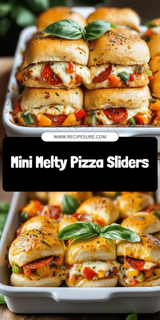 Satisfy your cravings with Mini Melty Pizza Sliders, the ultimate easy recipe for any gathering! These delicious bite-sized sandwiches combine all your favorite pizza flavors in a fun, shareable format. Perfect for parties, game nights, or family dinners, they cater to all tastes with customizable ingredients. Ready to impress your guests? Click through to explore the simple steps and make your own tasty sliders today!