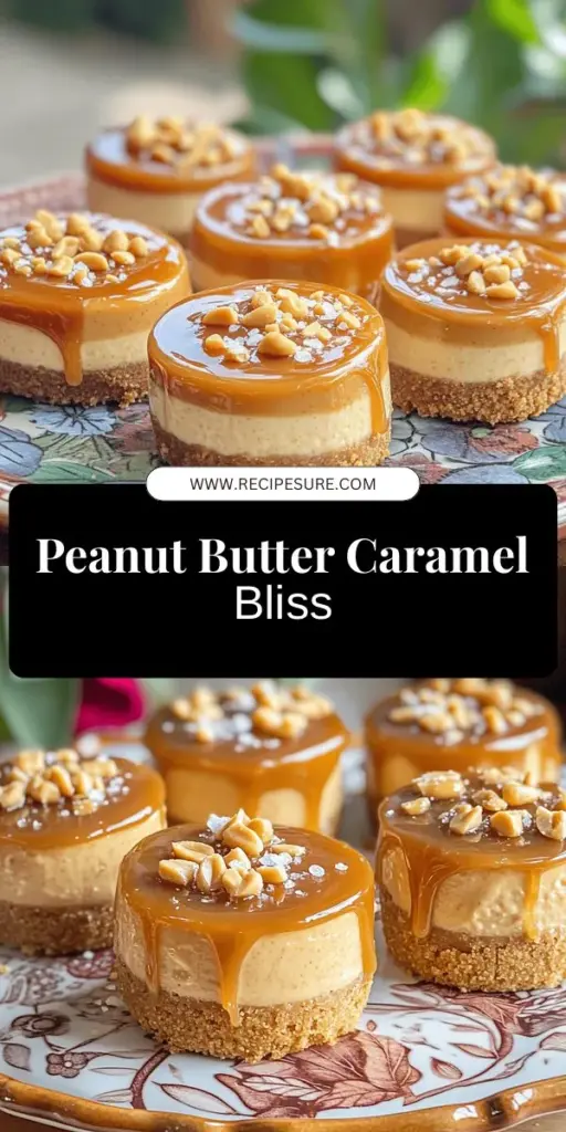 Indulge your sweet tooth with these Irresistible Peanut Butter Caramel Mini Cheesecakes! This simple recipe combines a rich peanut butter filling with a buttery graham cracker crust and a drizzle of caramel for the perfect bite-sized treat. Whether for a party or a cozy night in, these mini cheesecakes are sure to impress. Click through to discover the full recipe and tips for making these delightful desserts that everyone will love!