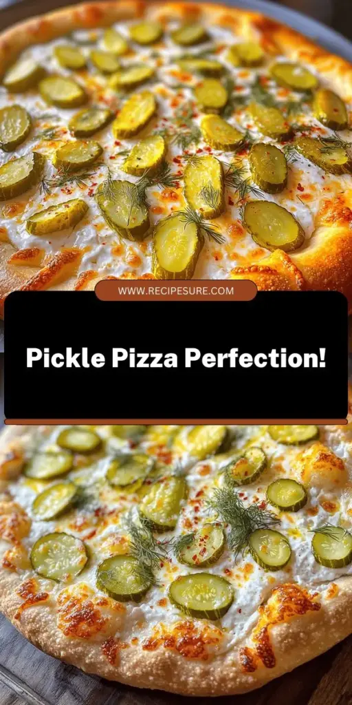 Are you ready to savor something unique? Dive into the delicious world of pickle pizza! This fun recipe combines tangy dill pickles with cheesy goodness, creating flavors that will excite your taste buds. In our post, discover easy steps to make your own from scratch, along with key ingredients and tasty variations. Perfect for pickle lovers or curious foodies! Click through to explore the full recipe and start your flavor adventure today!