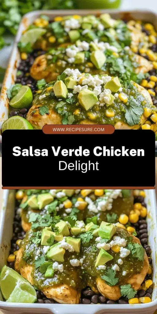 Experience the vibrant flavors of Salsa Verde Chicken Fiesta! This delicious recipe features succulent chicken marinated in zesty salsa verde, complemented by fresh ingredients like avocados, black beans, and queso fresco. Perfect for weeknight dinners or festive gatherings, this dish is as versatile as it is tasty. Explore how to create a meal that’s not just healthy but also a feast for the senses. Click to discover the full recipe and let your culinary adventure begin!