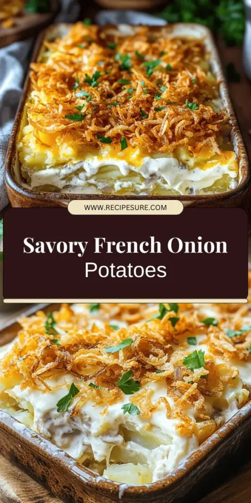 Indulge in the ultimate comfort food with this French Onion Funeral Potatoes recipe! Combining the creamy goodness of traditional Funeral Potatoes with the savory flavor of French onion soup, this dish is perfect for family dinners, potlucks, or holiday gatherings. With crispy edges, cheesy layers, and sweet caramelized onions, every bite is a delight. Click through to explore this satisfying recipe and impress your loved ones today!
