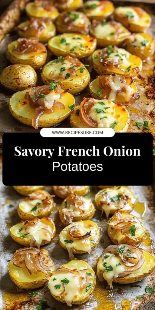 Indulge in the delicious fusion of comfort and flavor with this French Onion Roasted Potatoes recipe! Featuring sweet caramelized onions, crispy baby potatoes, and gooey Gruyère cheese, this easy-to-make dish is perfect for family dinners or festive gatherings. Discover how simple ingredients come together to create a mouthwatering side that will impress your guests. Click through to explore the full recipe and elevate your meal today!