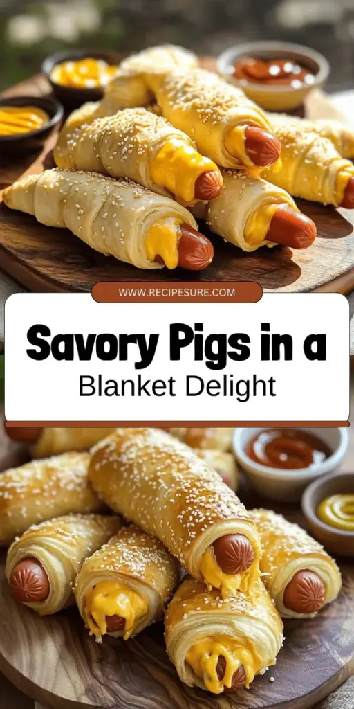Bring delicious fun to your next gathering with savory crunchy pigs in a blanket! This easy appetizer features mini sausages wrapped in flaky dough, creating a perfect blend of flavors and textures. With options to customize with cheese and unique seasonings, your pigs in a blanket will impress both kids and adults. Click to discover simple steps and tasty variations that will make your entertaining effortless and delicious!