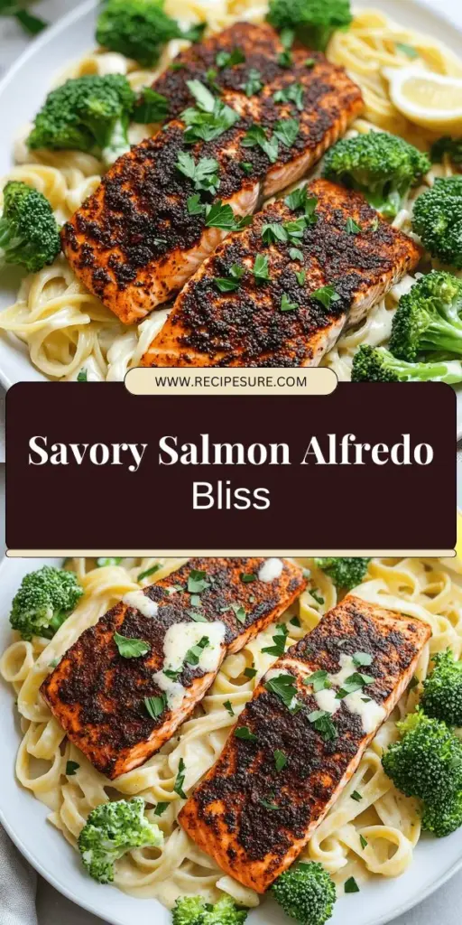 Savor the deliciousness of Blackened Salmon & Broccoli Alfredo, a dish that beautifully blends bold flavors with creamy comfort. This recipe highlights the nutritional benefits of salmon and broccoli while delivering a rich Alfredo sauce over fettuccine that will delight your taste buds. Perfect for impressing guests or a treat for yourself, click through to explore the step-by-step guide and elevate your cooking game today!