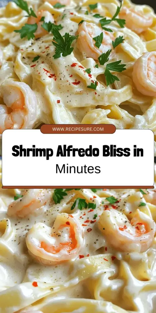 Savor the indulgence of a Creamy Garlic Shrimp Alfredo with this easy-to-follow recipe that brings a taste of Italy to your table. Perfect for special occasions or cozy weeknights, this dish features succulent shrimp in a luscious garlic Alfredo sauce served over tender fettuccine. With fresh ingredients and simple steps, you'll impress your family and friends in no time. Click through to explore the full recipe and elevate your dining experience!