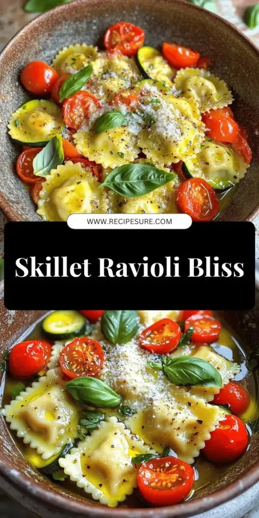 Savor the delightful flavors of Savory Skillet Ravioli Delight, a quick and nutritious meal that comes together in minutes! This easy recipe blends cheese-filled ravioli with fresh, vibrant vegetables, making it perfect for busy nights. Discover how to create this comforting dish and customize it to suit your tastes. Click through to explore the full recipe and whip up a delicious dinner that everyone will love!