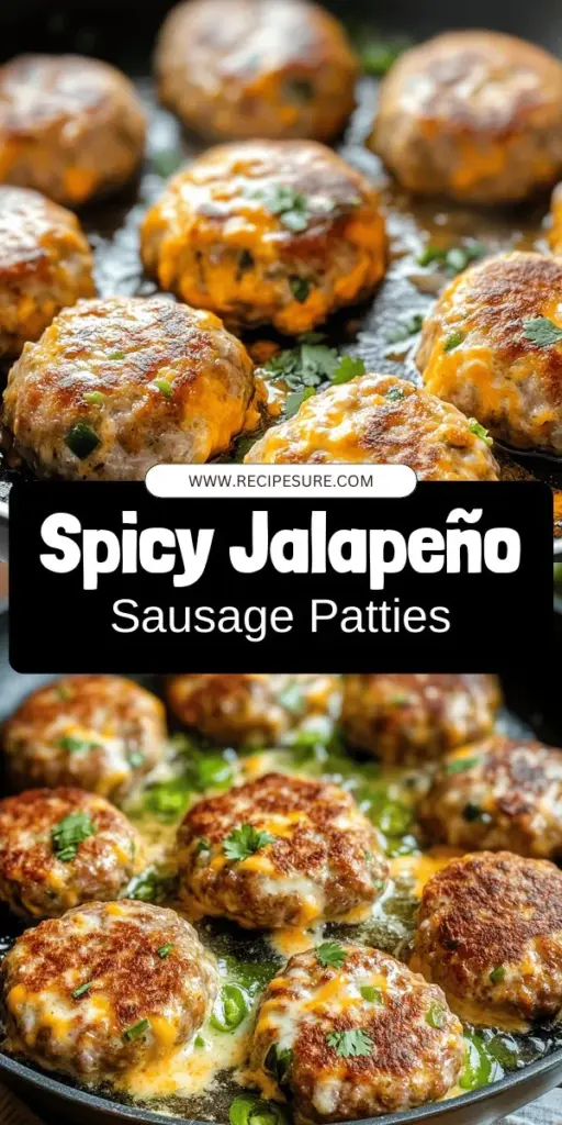 Elevate your breakfast with our unforgettable Jalapeño Cheese Sausage Patties! This delicious recipe combines savory pork sausage with spicy jalapeños and sharp cheddar cheese for a flavor explosion that will awaken your taste buds. Perfect for any meal, these patties are easy to make and customizable to fit your spice preference. Ready to impress at your next brunch? Click through to explore this mouthwatering recipe and discover how to make your mornings extraordinary!