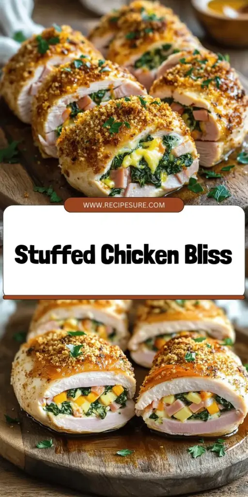 Discover how to impress your family and friends with a delicious Ham & Cheese Stuffed Chicken Delight. This easy-to-follow recipe features tender chicken breasts filled with savory deli ham, creamy Swiss cheese, and fresh spinach for a satisfying meal perfect for any occasion. Enjoy flavorful layers with a crispy golden crust that’s healthy and packed with protein. Click through to explore the full recipe and elevate your dinner table today!
