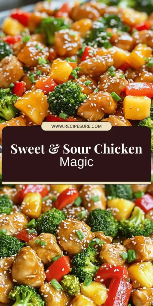 Experience the vibrant flavors of Sweet and Sour Chicken Delight with this easy and delicious recipe that will brighten your dinner table. This dish combines juicy chicken, colorful vegetables, and pineapple in a tangy sauce that's both satisfying and wholesome. Perfect for busy weeknights, it's quick to prepare and customizable to suit your taste. Click through to explore the full recipe and elevate your meal planning today!