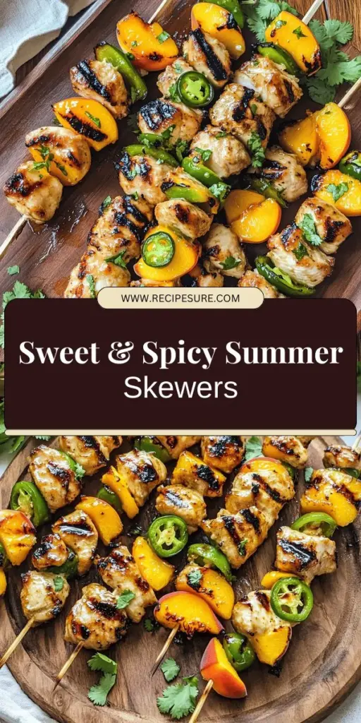 Elevate your summer grilling with these mouthwatering Jalapeno Peach Chicken Skewers! This ultimate guide teaches you how to blend the spicy kick of jalapenos with the sweetness of peaches for a vibrant, delicious dish. Perfect for barbecues and family dinners, these skewers are easy to make and sure to impress. Click to explore our step-by-step recipe and start grilling up a flavorful feast that everyone will love!