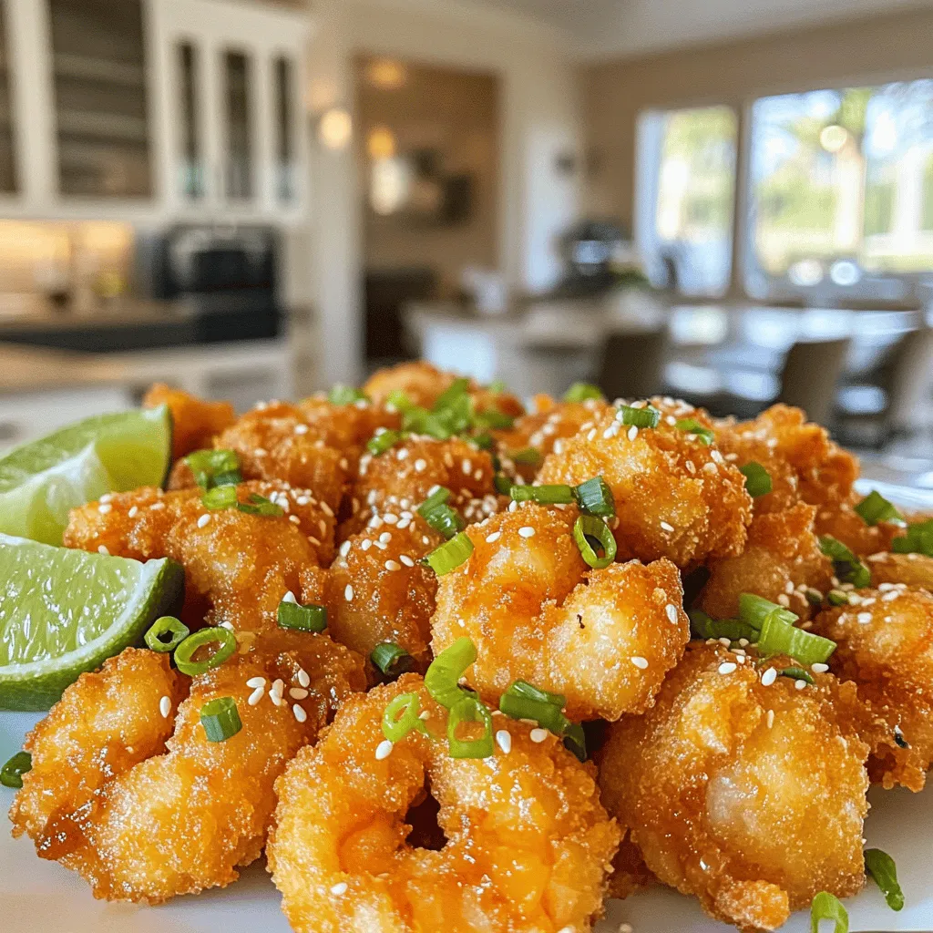 To make a great bang bang shrimp recipe, you need key ingredients. Start with one pound of large shrimp. Make sure they are peeled and deveined. Next, you need one cup of buttermilk. This helps tenderize the shrimp.