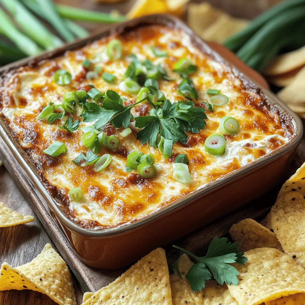 To make the beef bacon cream cheese dip recipe, you need a mix of tasty ingredients. Each one adds flavor and creaminess.