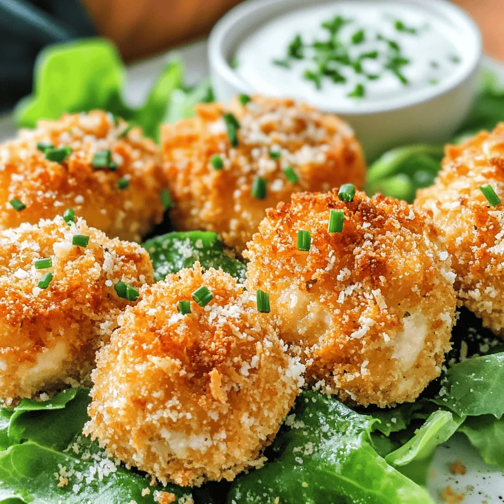 If you’re looking for a mouthwatering appetizer or snack that perfectly balances health and flavor, look no further than Caesar Chicken Bites. This dish offers all the deliciousness of traditional chicken bites while incorporating a healthier spin, making it an ideal choice for gatherings, family dinners, or even a quick snack. Picture tender, juicy chicken pieces coated in a crispy, golden crust that gives way to a creamy, tangy yogurt-based dip.