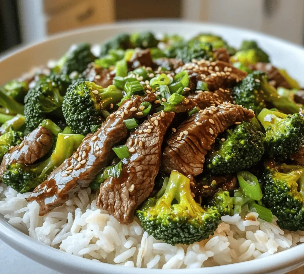 Savory Beef & Broccoli Delight stands out as a quintessential dish that encapsulates the essence of Asian cuisine. This dish combines tender slices of beef with the vibrant crunch of broccoli, all enveloped in a flavorful sauce that keeps diners coming back for more. Whether enjoyed at a bustling restaurant or prepared in the comfort of one’s own kitchen, this dish is not only beloved for its rich taste but also revered for its wholesome ingredients. It is a fantastic choice for those seeking a balanced meal that offers both protein and vegetables in a single serving.