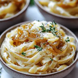 French Onion & Browned Butter Pasta is a delightful dish that brings together the rich, savory flavors of classic French onion soup and the comforting heartiness of pasta. Imagine al dente strands coated in a buttery, savory sauce that highlights the deep caramelization of onions and the nutty undertones of browned butter. This recipe is a celebration of culinary fusion, where two beloved comfort foods meet to create a satisfying meal that is simple yet impressive.
