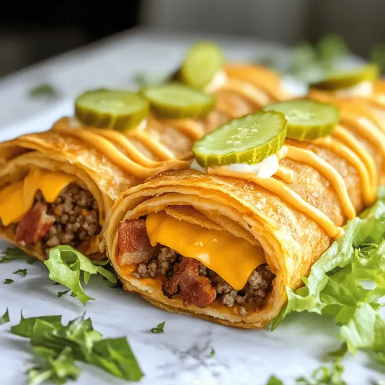 Ultimate bacon cheeseburger tortilla roll-ups combine fun snacks with bold flavors. They offer a twist on classic bacon cheeseburgers. You get all the taste without the mess of a burger. These roll-ups are easy to make and are loved by many.