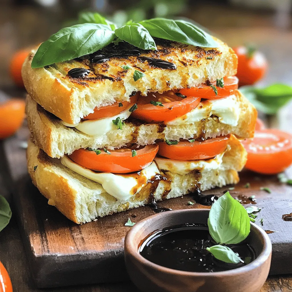 A Caprese panini shines with a few key ingredients. The star is always fresh mozzarella cheese. This cheese is soft and creamy, perfect for melting. When you pick mozzarella, look for the freshest option. It should feel moist and springy. This cheese brings rich taste to your sandwich.