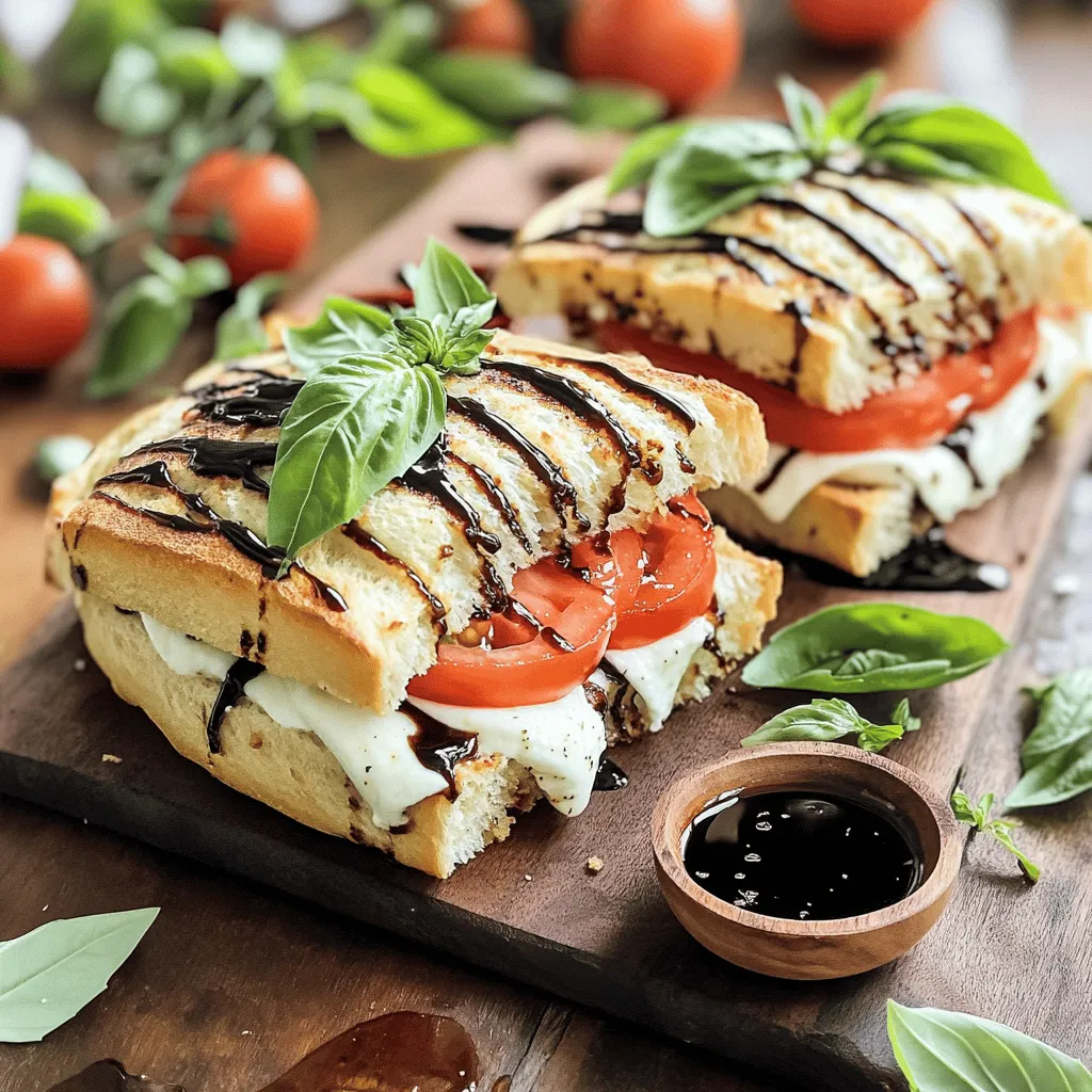 A Caprese panini shines with a few key ingredients. The star is always fresh mozzarella cheese. This cheese is soft and creamy, perfect for melting. When you pick mozzarella, look for the freshest option. It should feel moist and springy. This cheese brings rich taste to your sandwich.