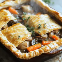 Savory Coq au Vin Pot Pie Hearty Comfort Food Delight