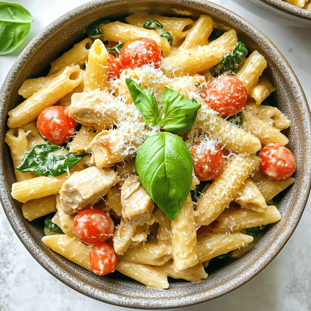 The right ingredients make all the difference in your Instant Pot Tuscan Chicken Pasta recipe. You need fresh, quality items to build great flavor. Here’s what to gather: