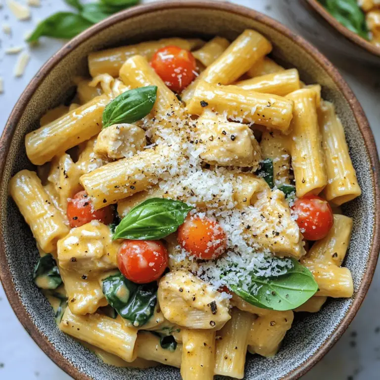 The right ingredients make all the difference in your Instant Pot Tuscan Chicken Pasta recipe. You need fresh, quality items to build great flavor. Here’s what to gather: