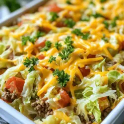 Comforting Cabbage and Ground Beef Casserole Recipe