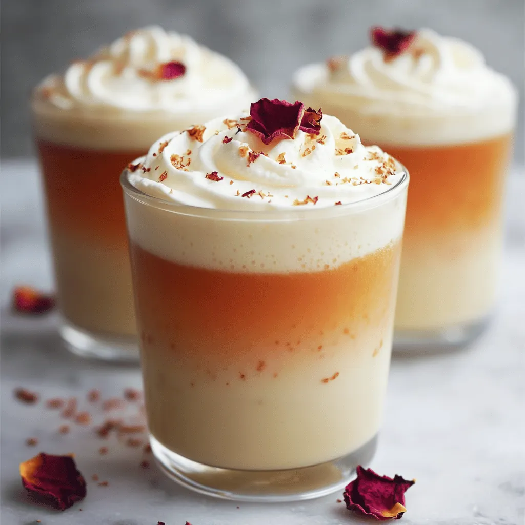 Vanilla rose tea latte is a cozy drink that blends floral notes with sweet vanilla. This drink has a smooth and aromatic flavor. You get both the warmth of black tea and the gentle taste of rose petals. The vanilla syrup adds a touch of sweetness. Together, these flavors create a comforting drink perfect for any day.