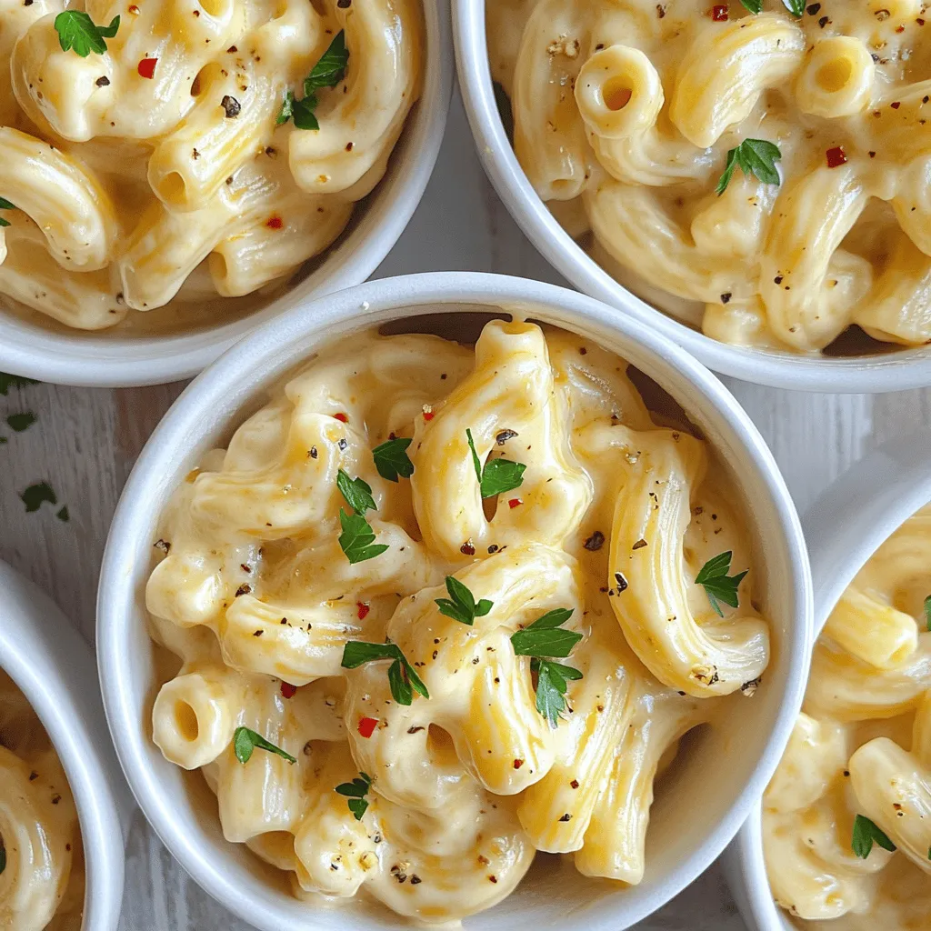 To make a great instant pot mac and cheese recipe, you need a few key ingredients. First, you need elbow macaroni. It cooks well and holds cheese nicely. I recommend using 8 ounces for this dish.