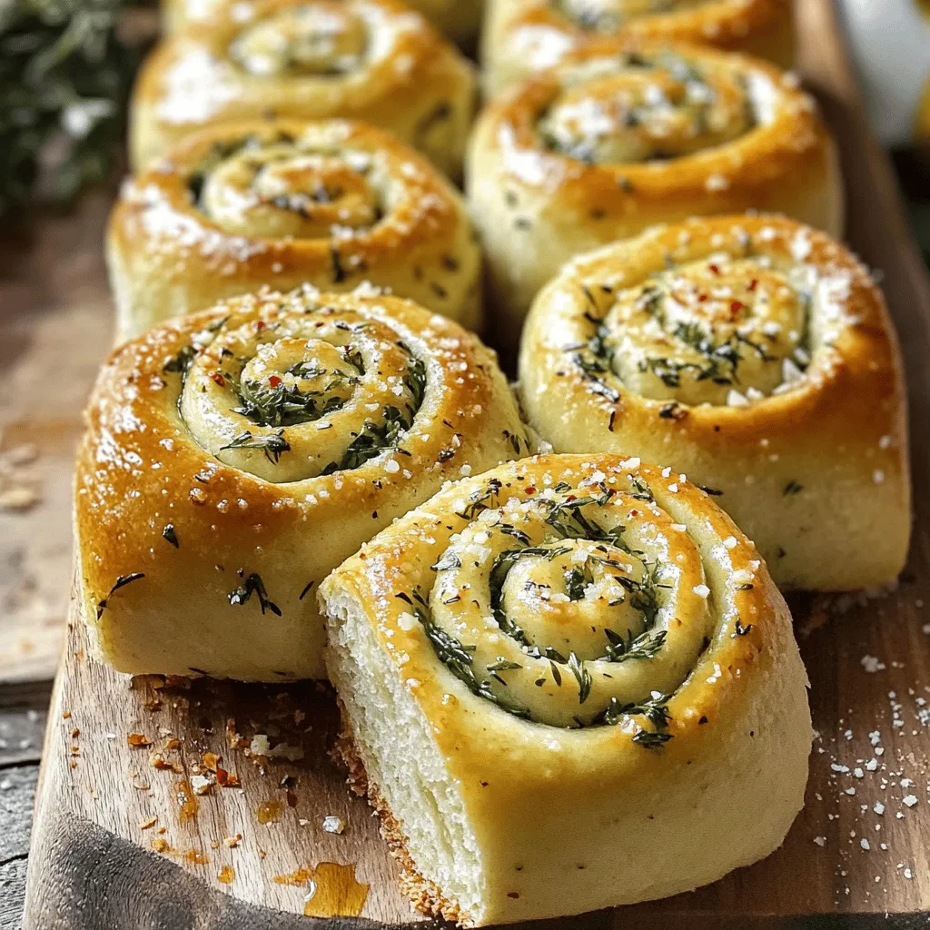 To make herb and garlic rolls, you need simple yet fresh ingredients. Here is a list of what you will need.