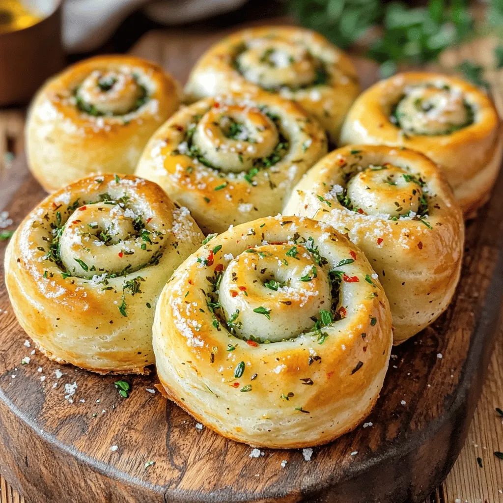 To make herb and garlic rolls, you need simple yet fresh ingredients. Here is a list of what you will need.