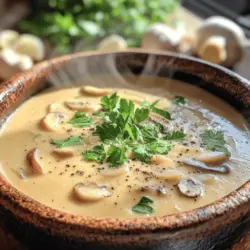 To make a quick dairy-free mushroom soup, you need a few key ingredients. First, gather 500g of mixed mushrooms. I love using shiitake, cremini, and button mushrooms. They add great flavor and texture. Next, you will need one large onion, chopped finely. The onion gives the soup a sweet base.