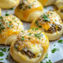 Irresistible garlic parmesan cheeseburger bombs are tasty snacks that pack a punch. They combine juicy beef, gooey cheese, and rich flavors. These treats are perfect for parties or a cozy night in. You can easily make them at home, and they are sure to impress.