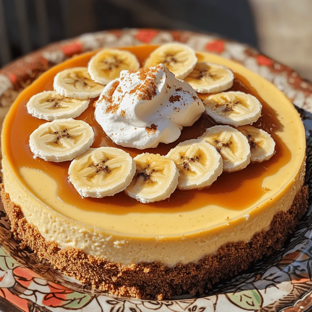 To make a great banana cheesecake, you need a few key ingredients. The main one is cream cheese. It gives the cheesecake its rich and creamy texture. You will also need ripe bananas. They add natural sweetness and flavor to the dessert.