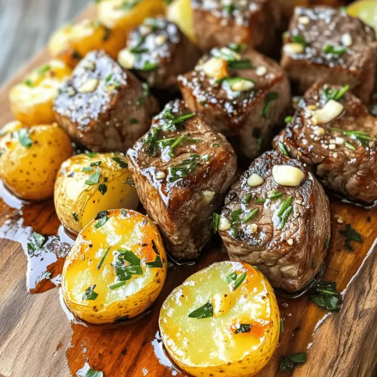 Garlic butter steak bites are small, tender cubes of steak cooked in garlic and butter. They fit perfectly into a busy dinner plan. You can make this meal in about 25 minutes. It’s a quick dinner idea that your whole family will love.